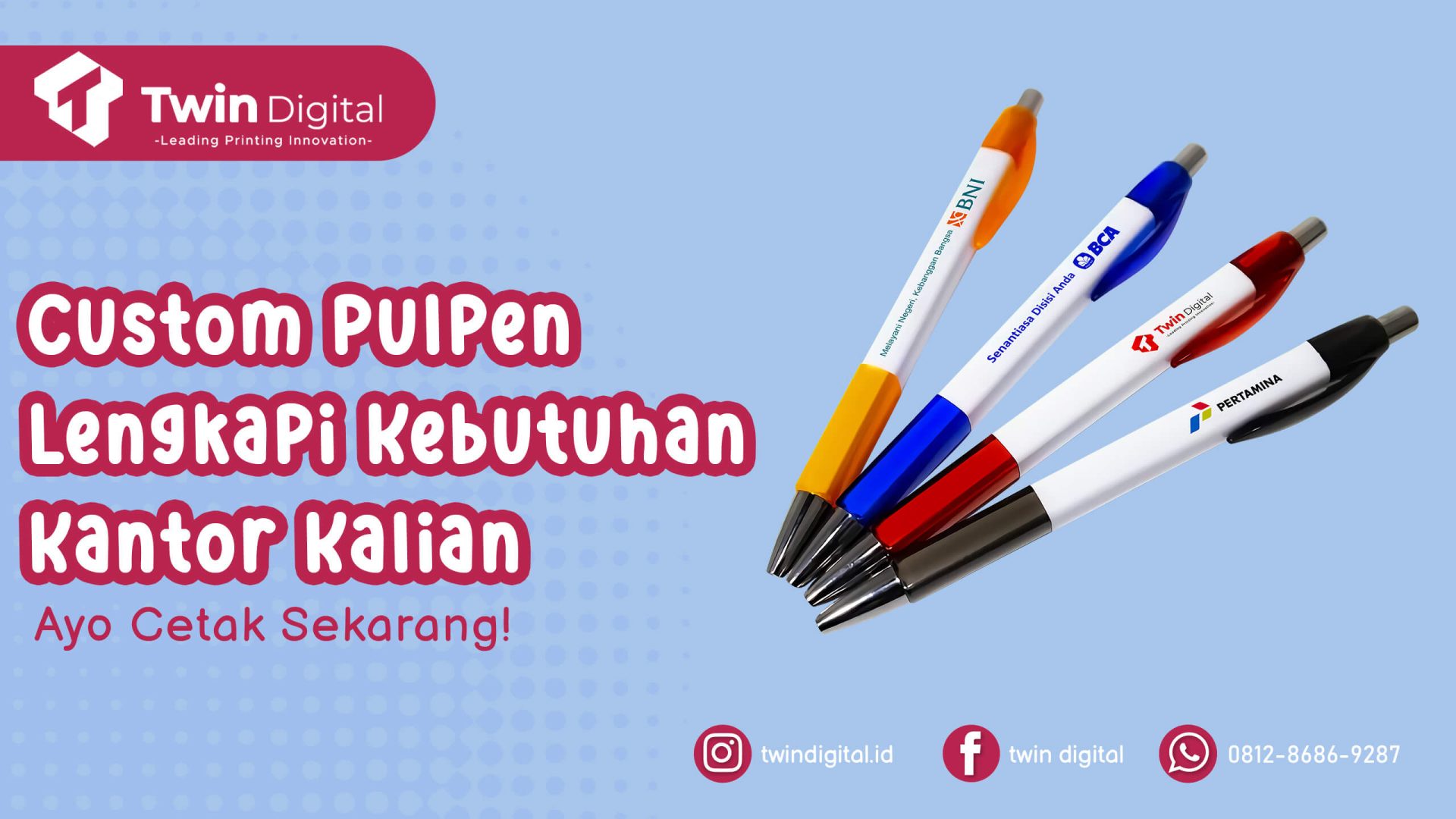 Custom Pulpen Harga Murah, Kualitasnya Terjamin 100%!