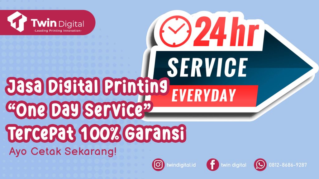 Best Digital Printing! Jasa Cetak One Day Service di Jaksel!