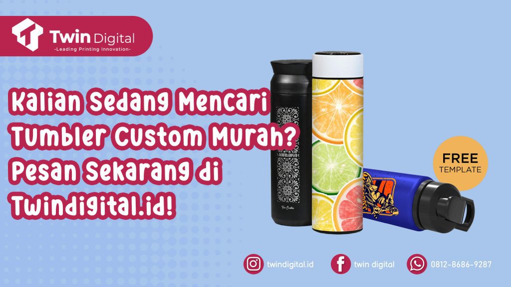 Mau Custom Tumbler Murah dan Terlaris di Jakarta? Cek Di Sini!