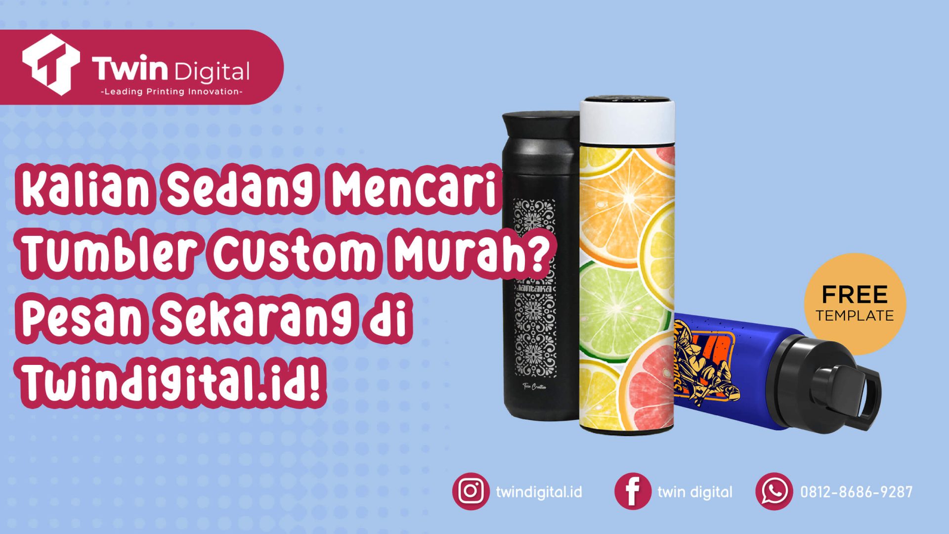 Mau Custom Tumbler Murah dan Terlaris di Jakarta? Cek Di Sini!