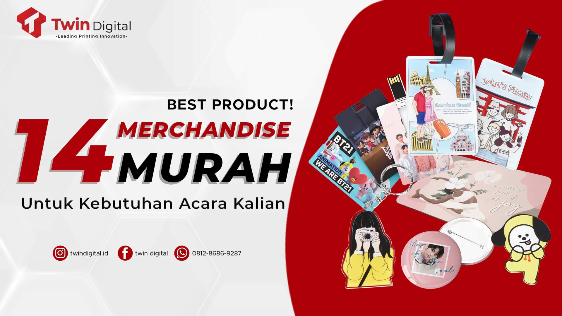 14 Ide Merchandise Murah untuk Segala Acara!