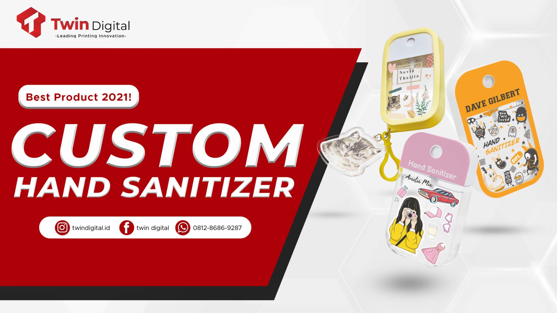 Custom Hand Sanitizer dengan Desain Terbaik