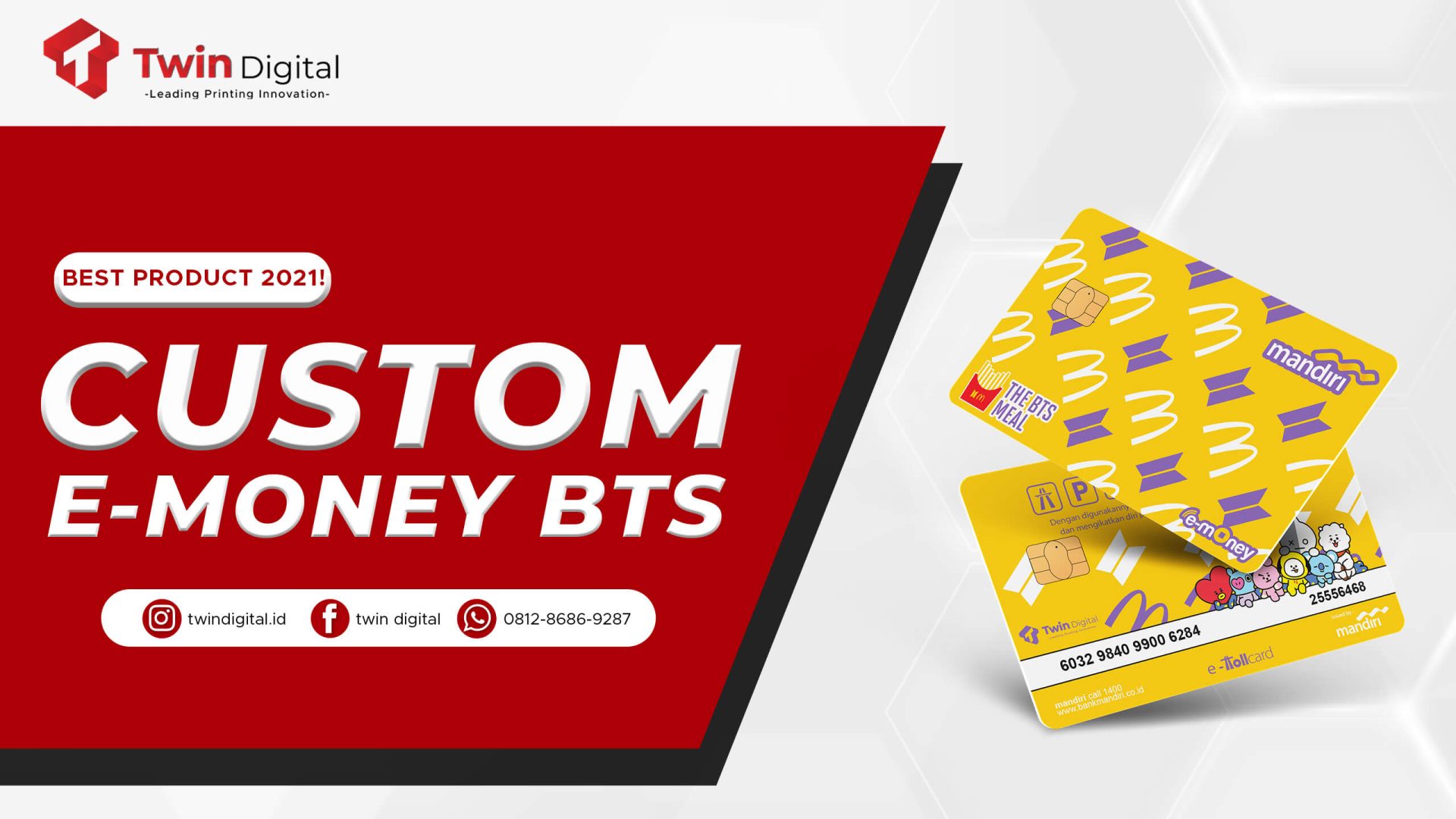 Custom Emoney BTS Meal Cocok untuk Army!