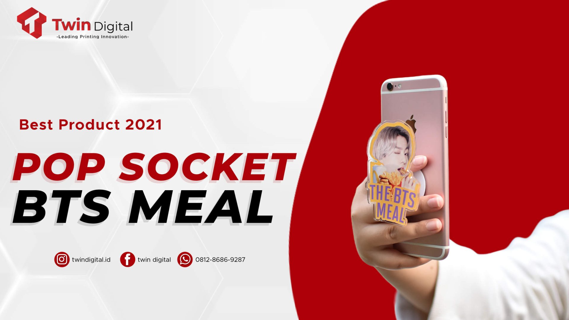 Pop Socket BTS Lengkapi Aksesoris Handphone!