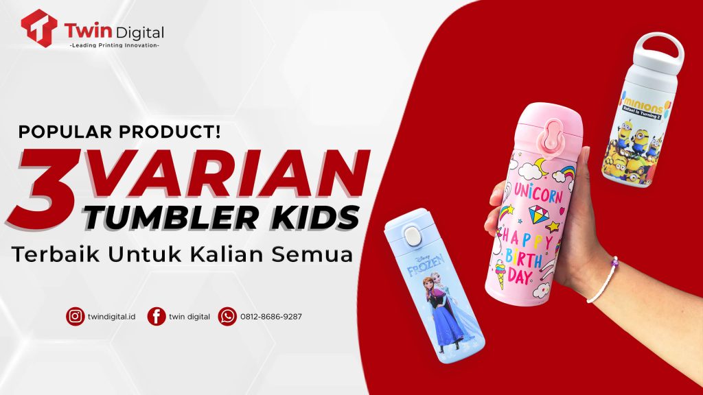 3 Varian Tumbler Kids Terbaik, Cocok untuk Anak-anak Sekolah!