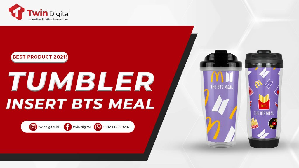 Custom Tumbler Insert BTS Meal Terkece