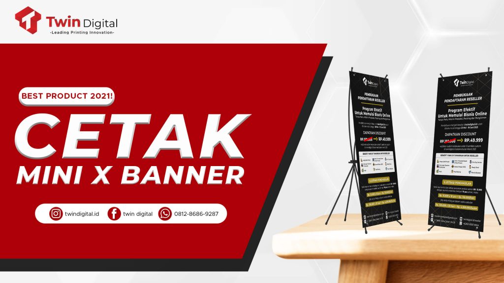 Cetak Mini X Banner Terbaik di Jakarta 2023