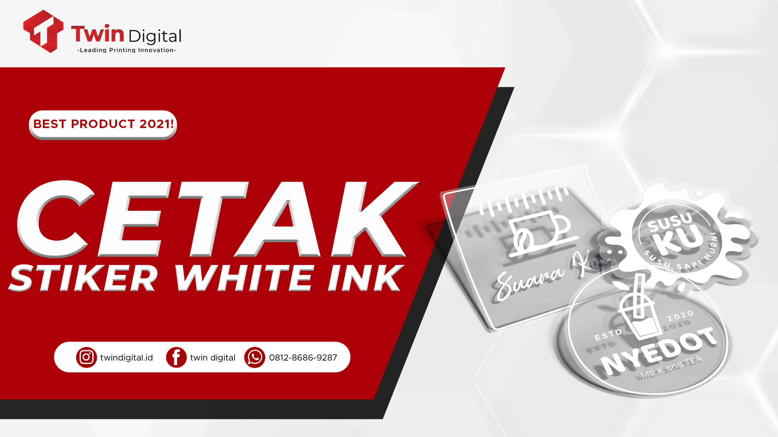 3 Tips Cetak Stiker White Ink Untuk Branding Produk