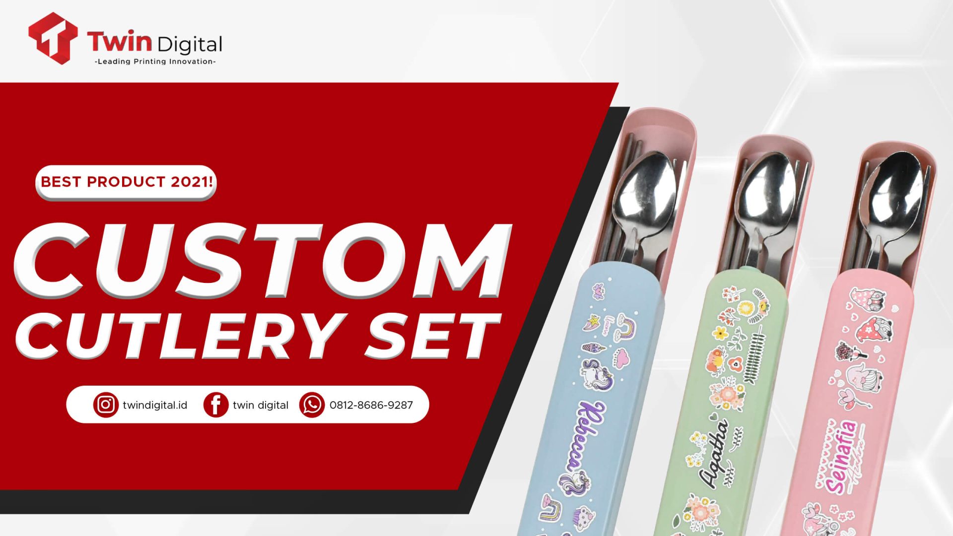 Custom Cutlery Set Alat Makan Sesuai Desain Favorit Kamu