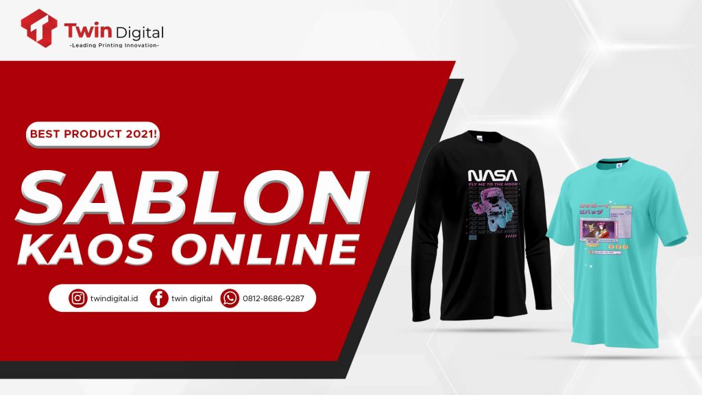 Custom Sablon Kaos Online 100% Termurah dan Berkualitas