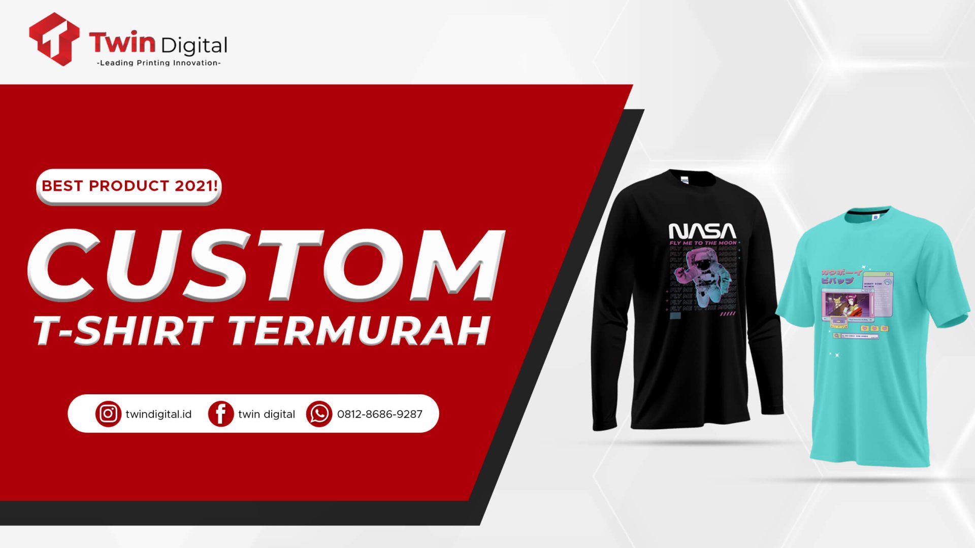 Custom Tshirt Termurah di Jakarta Selatan!