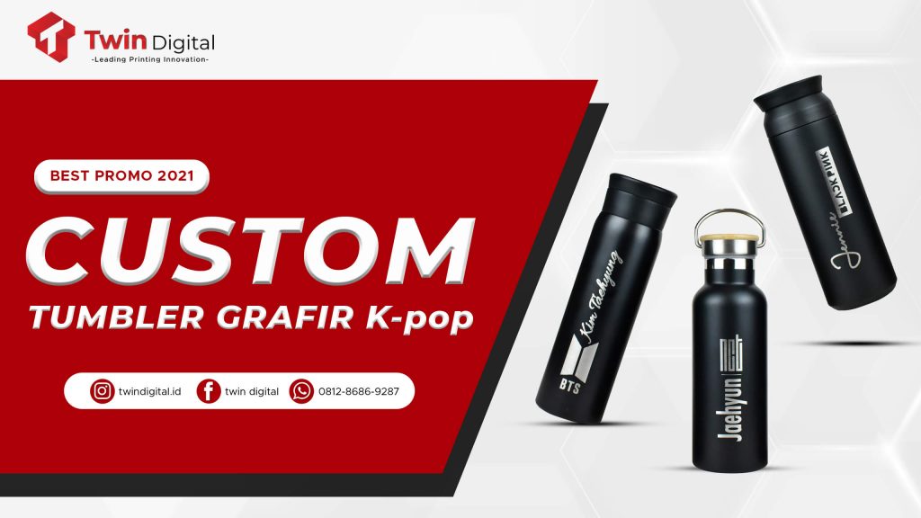 Custom Tumbler Grafir K-pop Edition Super Menggemaskan