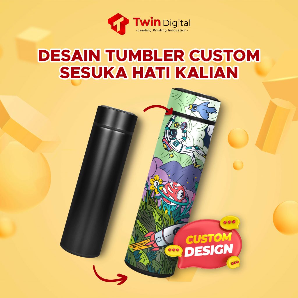 desain tumbler custom