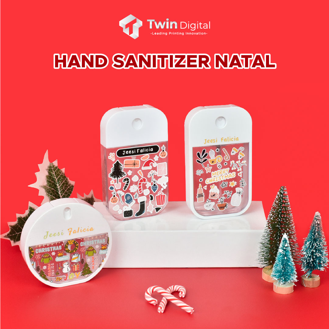 Custom Hand Sanitizer Natal Edisi Spesial