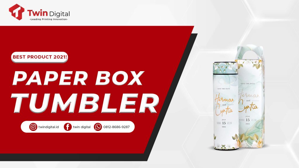 Paket Paper Box Tumbler Lucu Modern