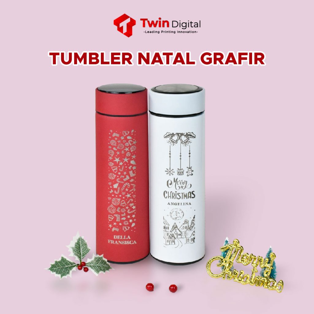 Custom Tumbler Natal Grafir Terbaik