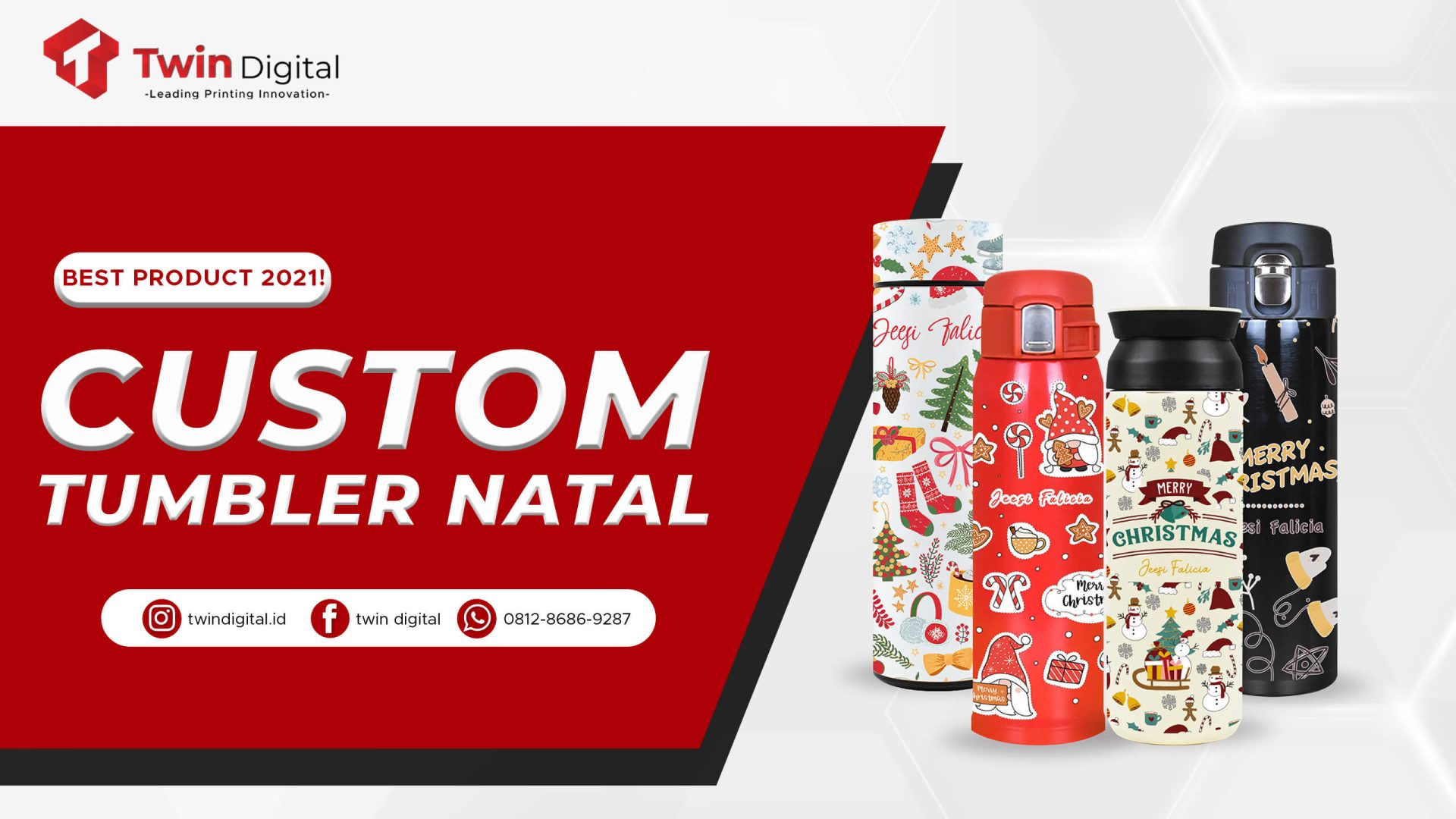 Custom Tumbler Natal Edisi Spesial