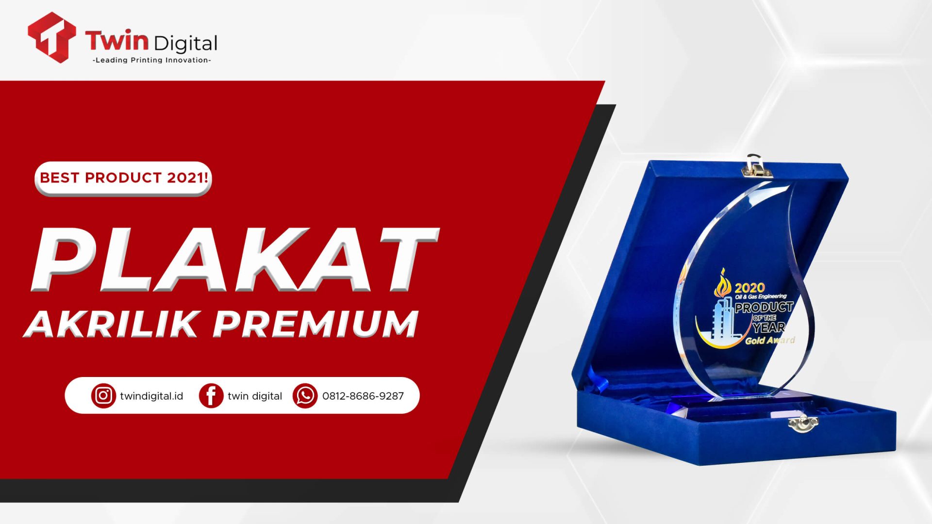 Plakat Akrilik Premium untuk Kebutuhan Promosi!