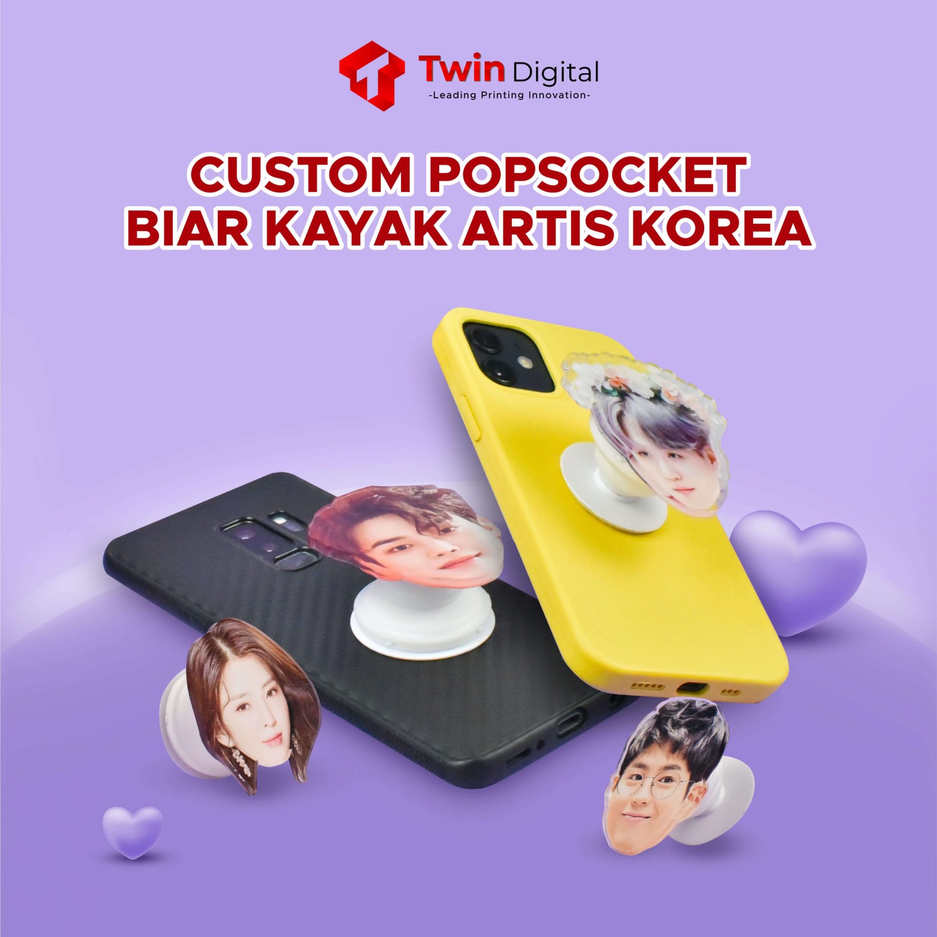 Custom Popsocket Keren dengan Wajah Idol Korea Favorit!