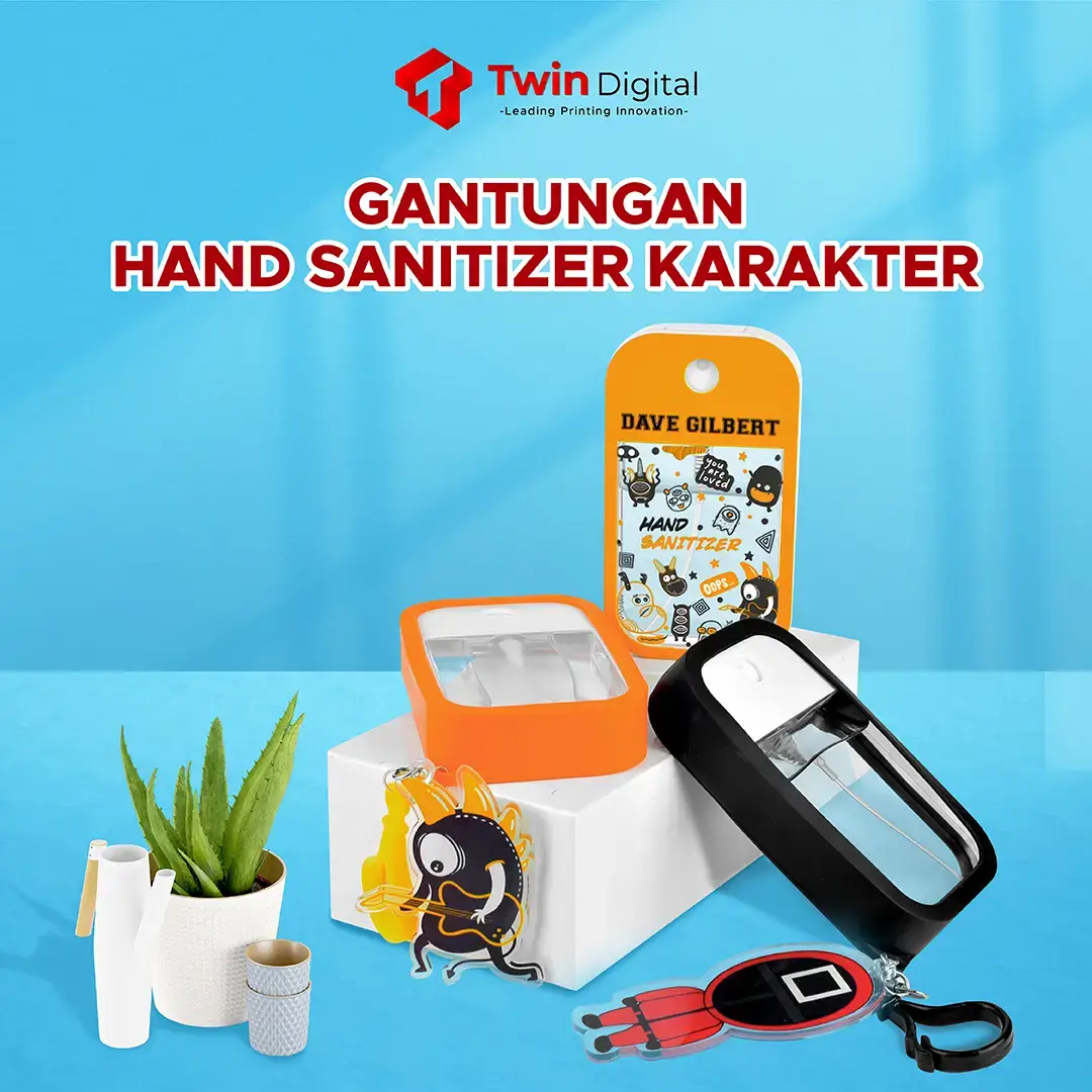 Gantungan Hand Sanitizer Karakter Super Cute