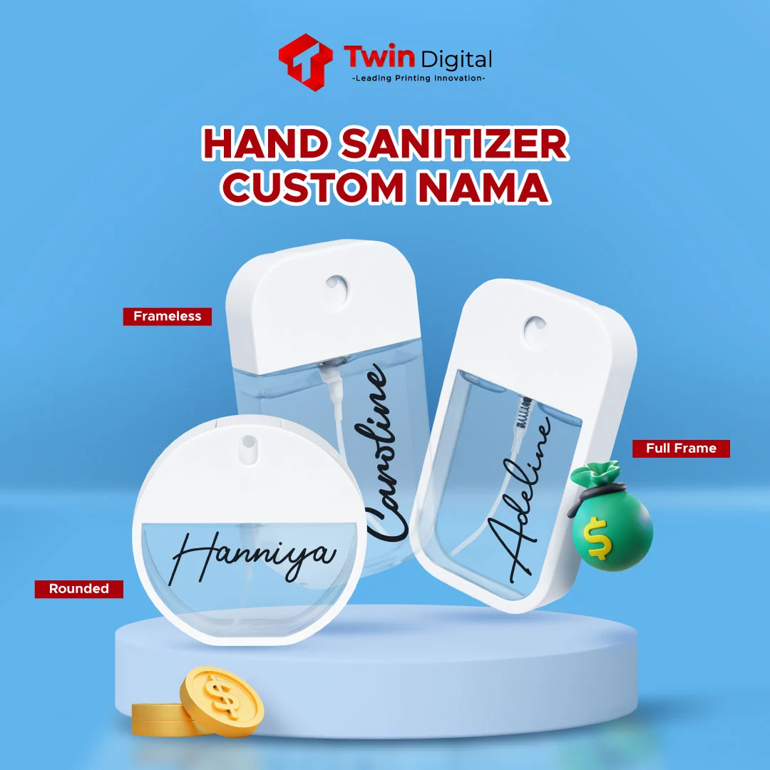 Hand Sanitizer Custom Terbaik, Bisa Custom Nama!