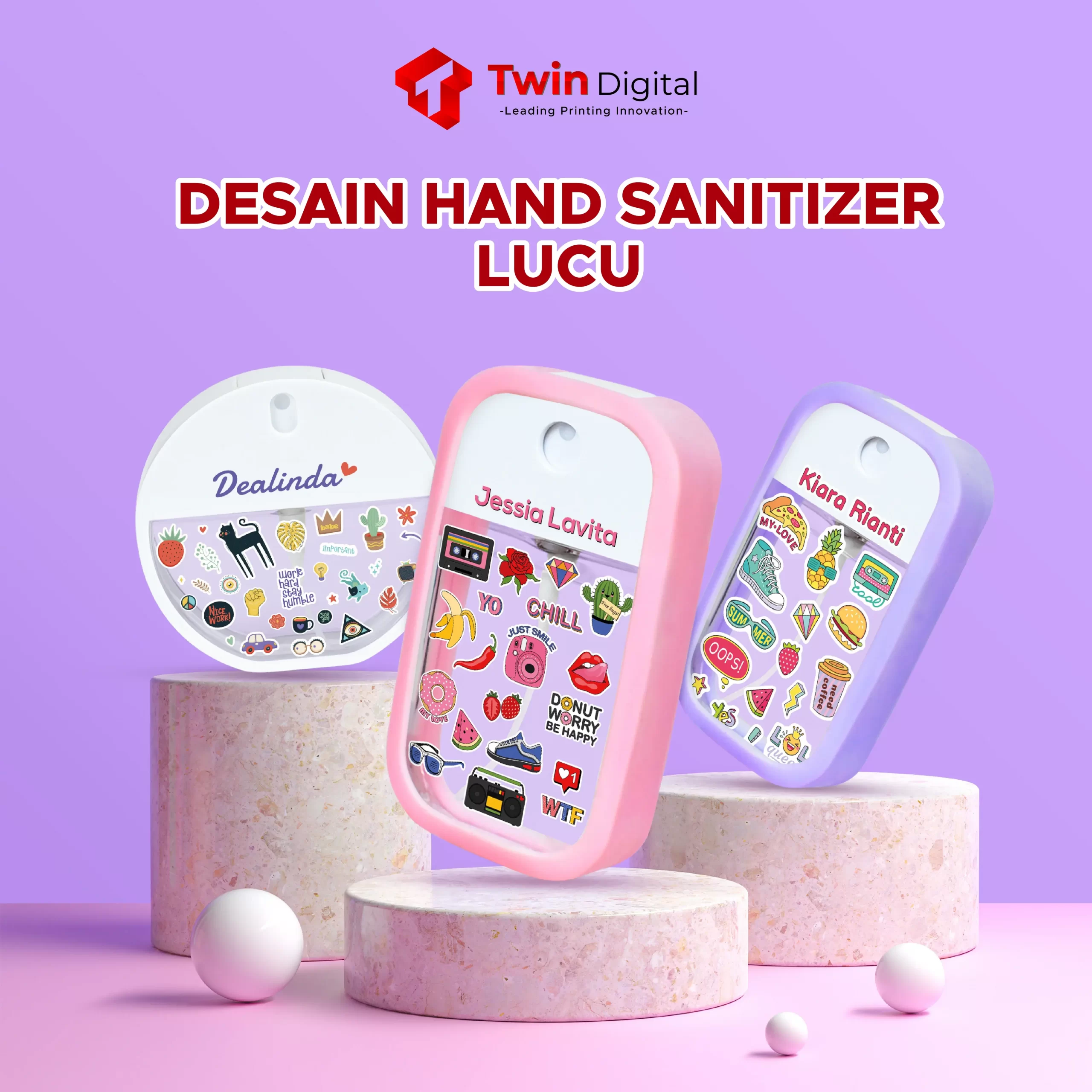 7 Desain Hand Sanitizer Lucu yang Bikin Gagal Fokus