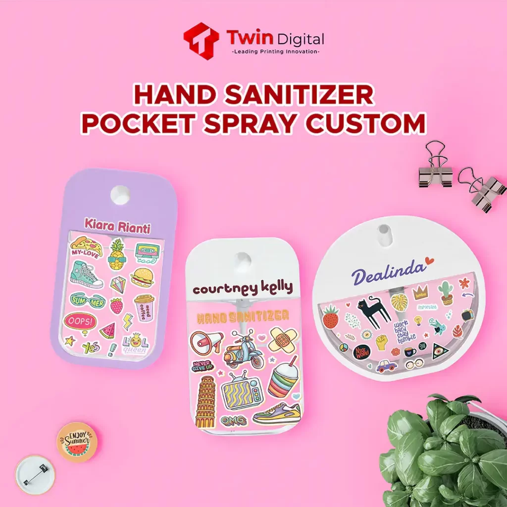 Hand Sanitizer Pocket Spray Custom Saat PPKM Level 2