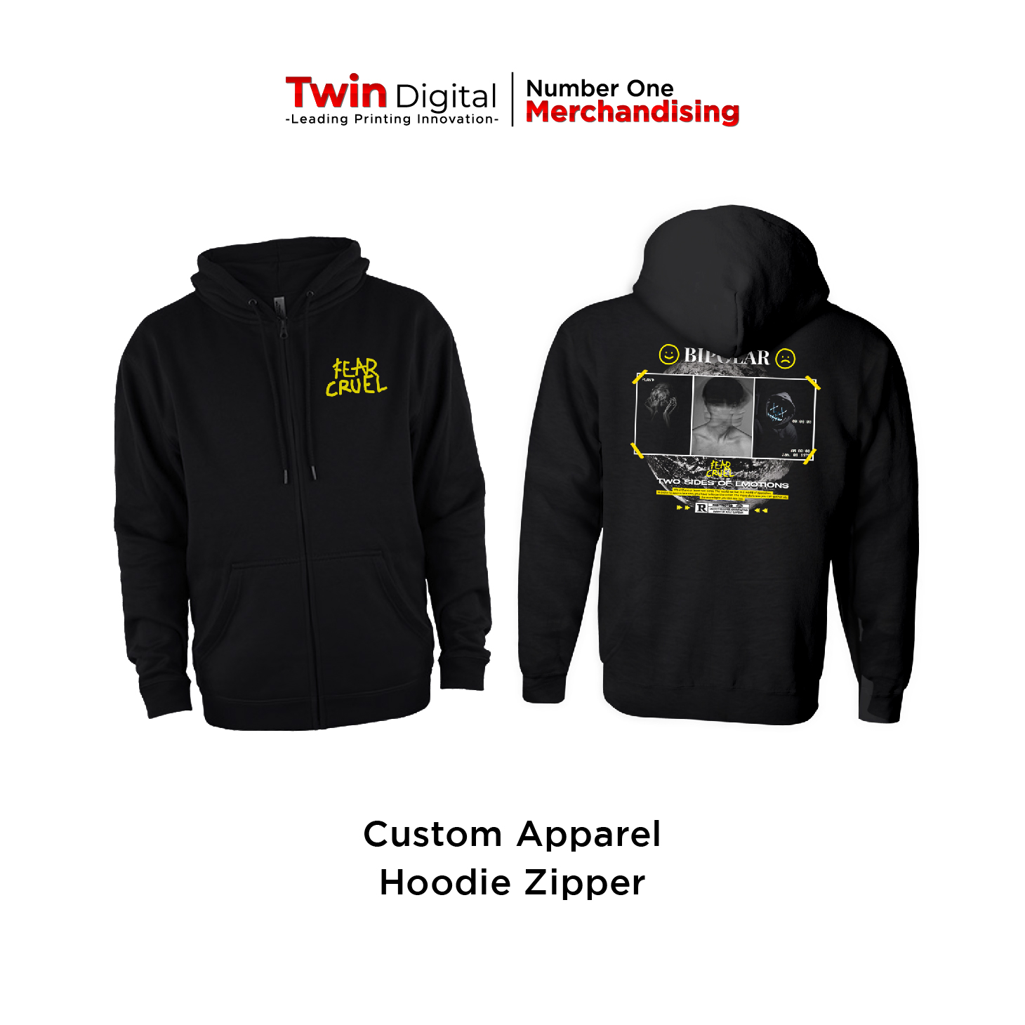 Apparel Custom Hoodie Zipper