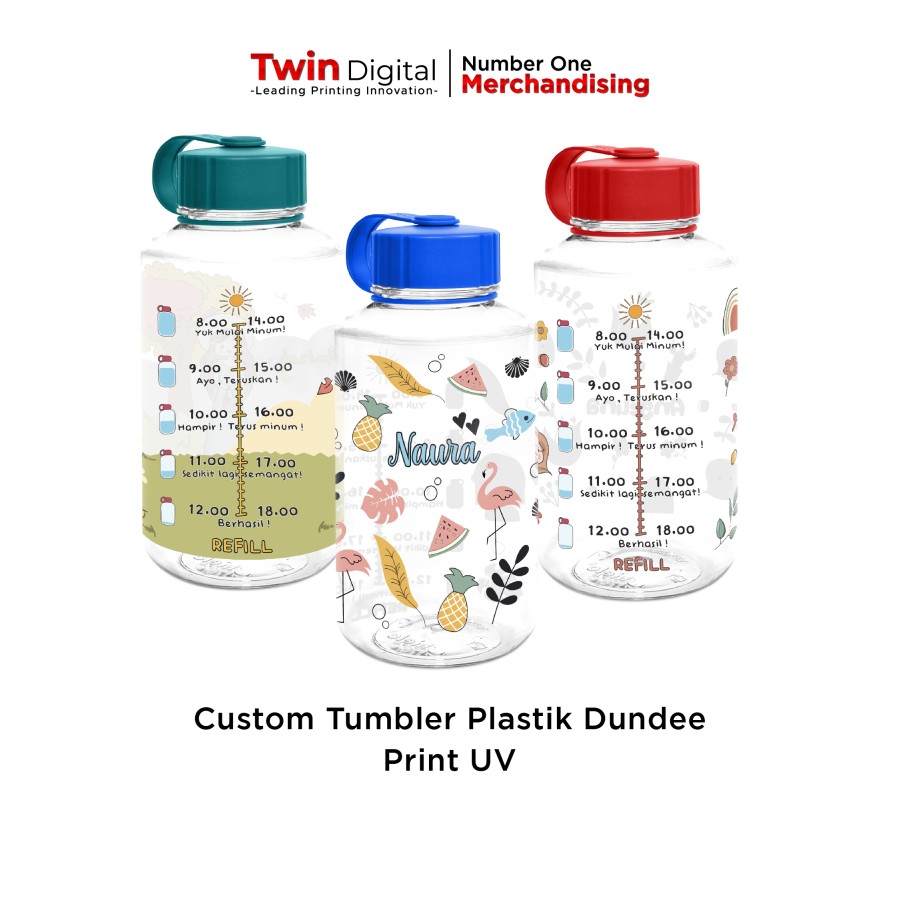 Custom Tumbler Dundee Print UV