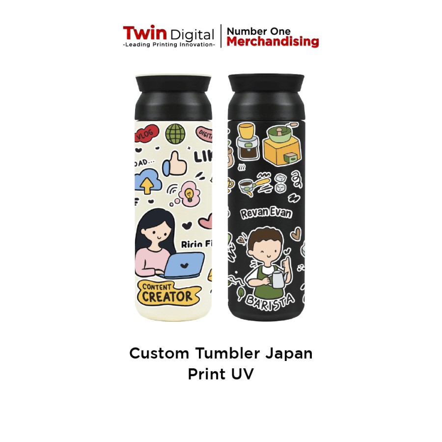 Custom Tumbler Japan Print UV