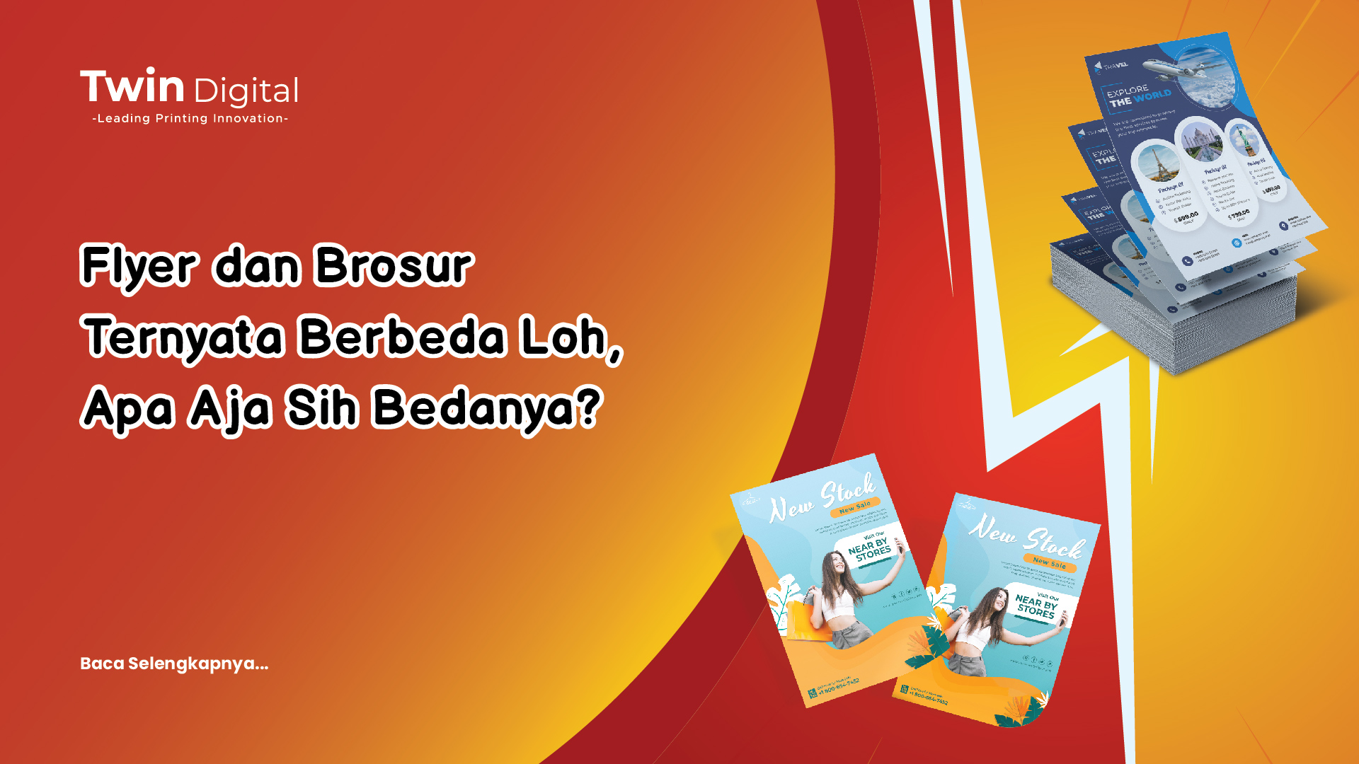 3 Perbedaan Flyer dan Brosur yang Penting Diingat