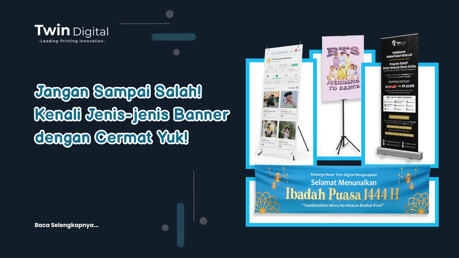 Jenis-jenis Banner Berdasarkan Bahannya!