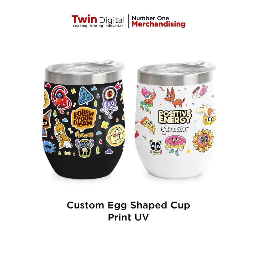 Egg Shaped Cup Print UV