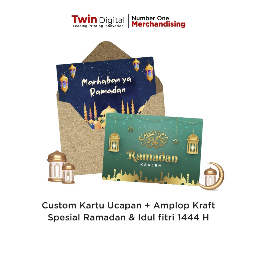 Kartu Ucapan Ramadhan & Idul Fitri 1444 H