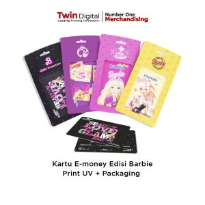 Twin Digital Ter-Barbie-barbie dengan Kartu e-Money edisi Barbie free packaging